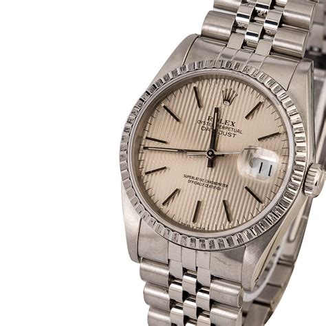 rolex datejust 16220 tapestry dial|rolex 16220 review.